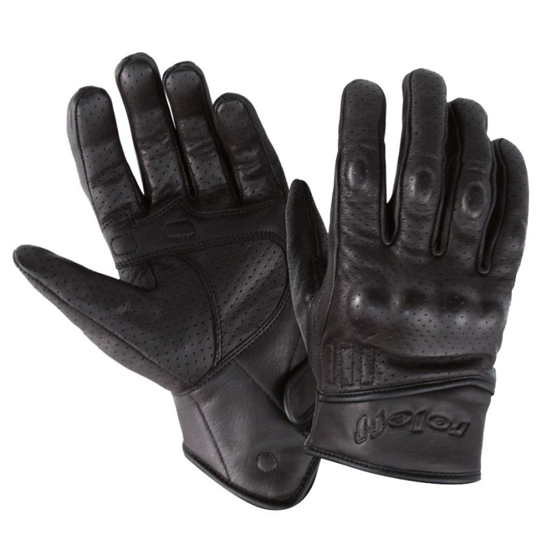 ROLEFF PROMOCJA RĘKAWICE SKÓRZANE KRÓTKIE MODEL RO71 KOLOR CZARNY ROZMIAR XL