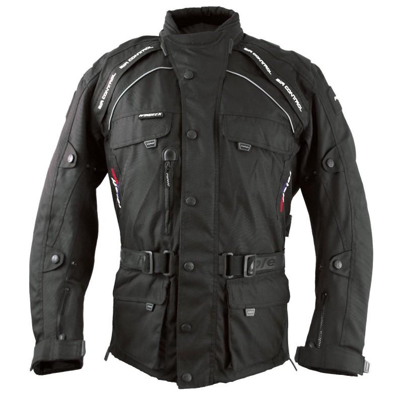 ROLEFF PROMOCJA KURTKA TEKSTYLNA DŁUGA Z MEMBRANĄ WIND-TEX MODEL LIVERPOOL KOLOR CZARNY ROZMIAR XL