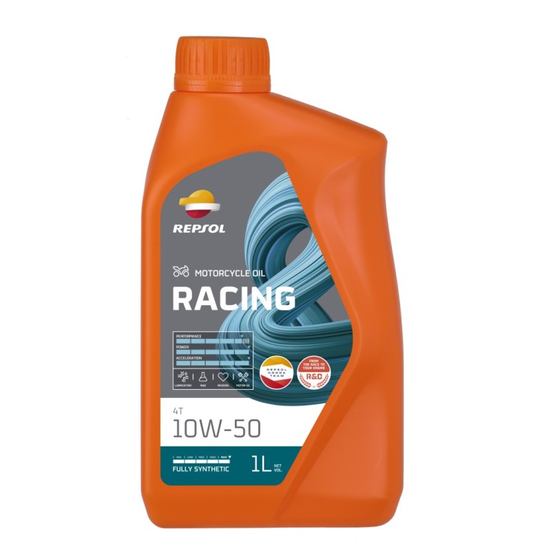 REPSOL Olej Silnikowy 4T Racing 10W50 1L MA2 Syntetyczny
