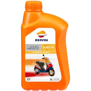 REPSOL OLEJ SILNIKOWY 2T SMARTER SCOOTER 1L SYNTETYCZNY - sklep motoryzacyjny