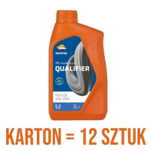 Olej do teleskopów/amortyzatorów/zawieszenia REPSOL Qualifier Fork Oil SAE 10W 1L - karton 12 sztuk