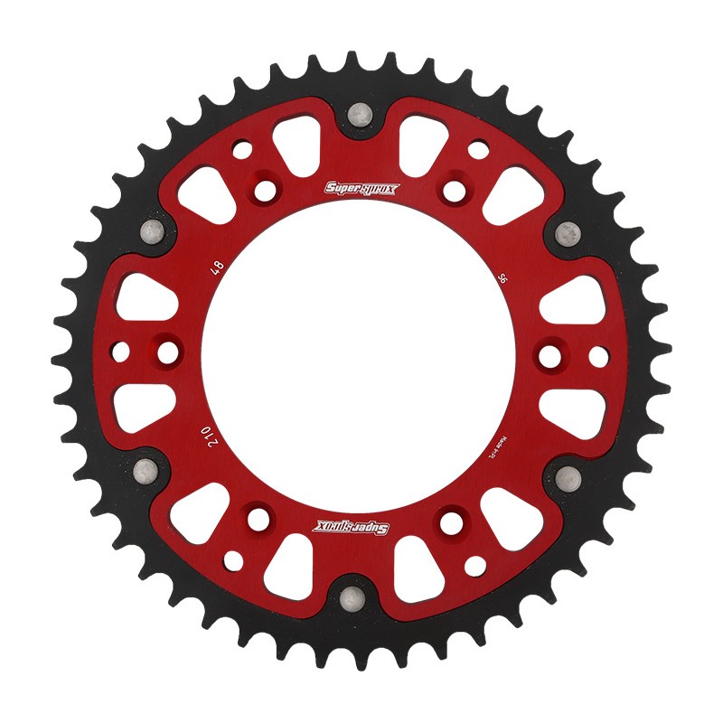 SUPERSPROX ZĘBATKA TYLNA 289 48 STEALTH (STALOWO-ALUMINIOWA) HONDA CR/CRF '83-'22, BETA RR 250/300 '13-'22 (JTR210.48) KOLOR