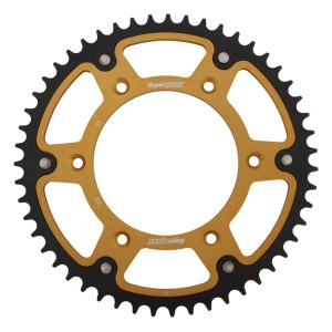 SUPERSPROX PROMOCJA ZĘBATKA TYLNA 289 51 STEALTH (STALOWO-ALUMINIOWA) HONDA CR/CRF '83-'16 (JTR210.51) KOLOR ZŁOTY