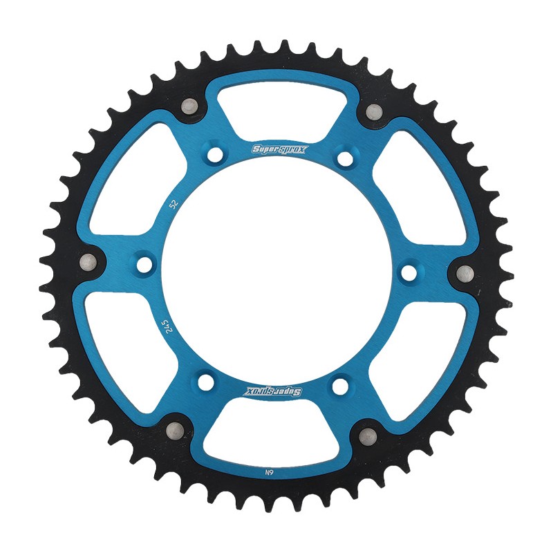 SUPERSPROX ZĘBATKA TYLNA 270 52 STEALTH (STALOWO-ALUMINIOWA) YAMAHA YZ/YZF '99-'18 (JTR251.52) KOLOR NIEBIESKI