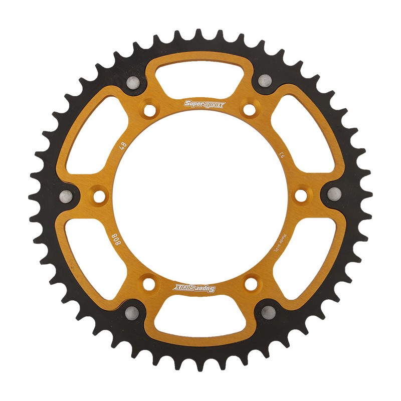 Supersprox Zębatka Tylna 808 48 Stealth 48 Zębów Suzuki RM/RMZ Kolor Złoty