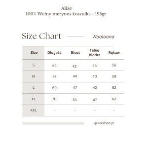 WOOLONA ALIZE Koszulka Termoaktywna Damska z Długim Rękawem - 100% Wełny Merino - Czarny - Rozmiar XL