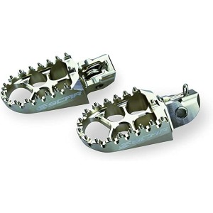 Podnóżki pegi aluminiowe do Kawasaki KXF, CRF - kolor tytanowy