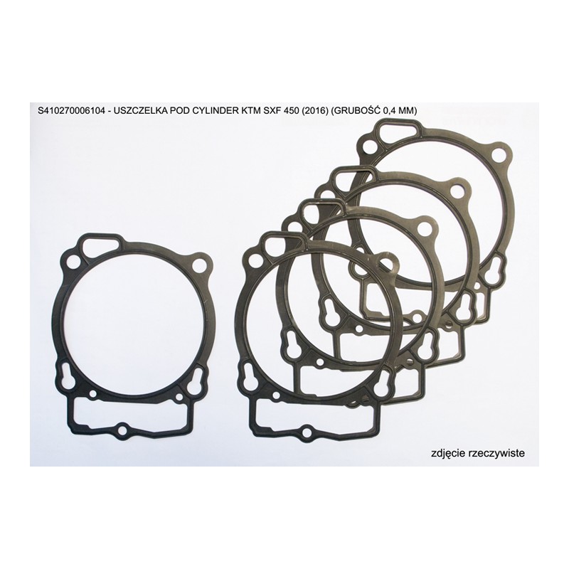 ATHENA USZCZELKA POD CYLINDER KTM EXCF 450 '17-'21, SXF 450 '17-'21 (GRUBOŚĆ 0,4 MM)