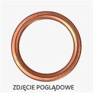 Uszczelka kolektora wydechowego 38x45x1 mm Yamaha YZ 100 '80-'83, YZ 125 '81-'85