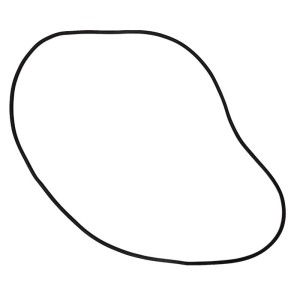 Uszczelka (O-ring) pokrywy puszki filtra powietrza Yamaha XJ 600N (OEM: 4BR1445200)