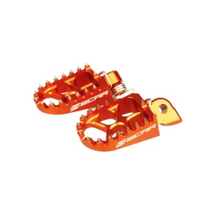 SCAR RACING PODNÓŻKI PEGI ALUMINIOWE KTM SX/EXC '98-'16, HUSQVARNA '14-'16, GASGAS MC 50/65 '21-'24, SHERCO '08-'25, BET