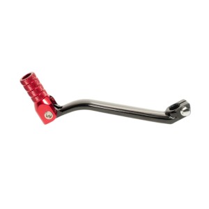 accel dźwignia zmiany biegów honda cr 80/85 \'96-\'07 aluminiowa kolor czarny, końcówka czerwona (24700-gbf-830)