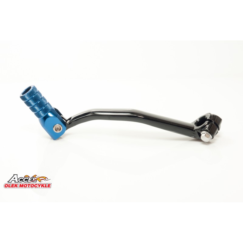 Dźwignia zmiany biegów Yamaha YZ 125/250 '05-'25, Fantic XE/XX 125 '21-'25 czarna/niebieska