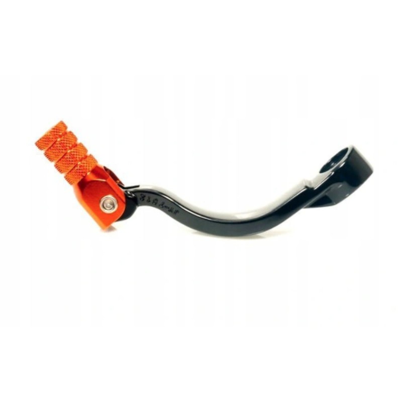 Dźwignia zmiany biegów KTM LC4 400-640 '97-'06 - czarna z końcówką pomarańczową