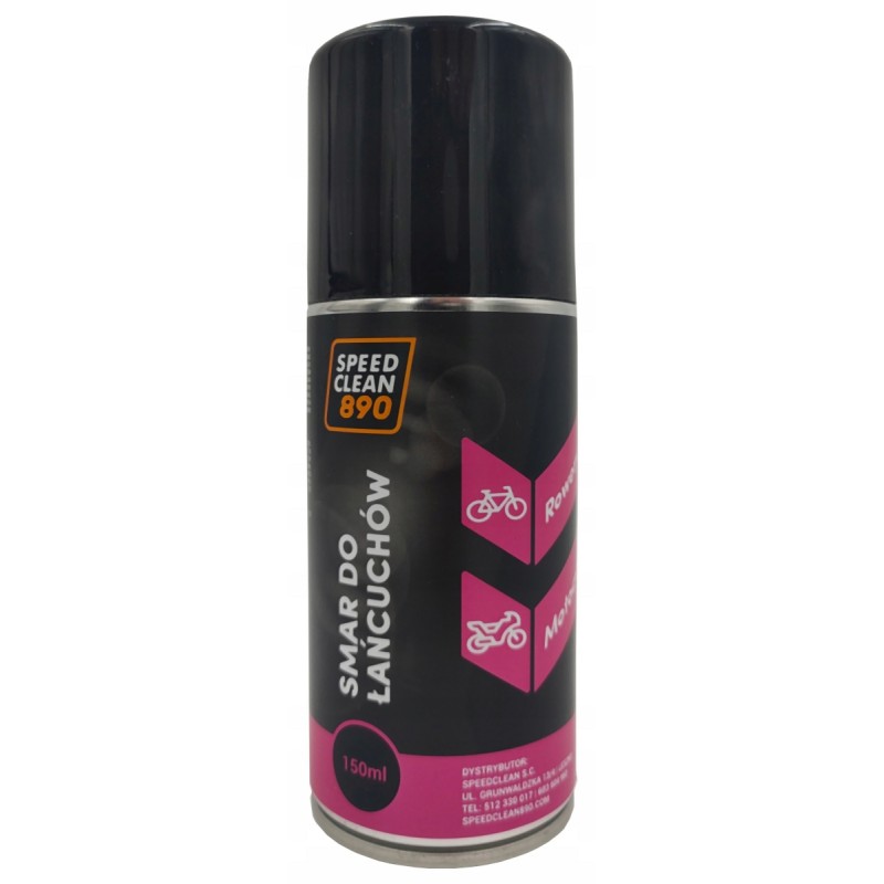 SPEEDCLEAN 890 SMAR DO ŁAŃCUCHA MOTOCYKLOWEGO I ROWEROWEGO W SPRAYU 150ML