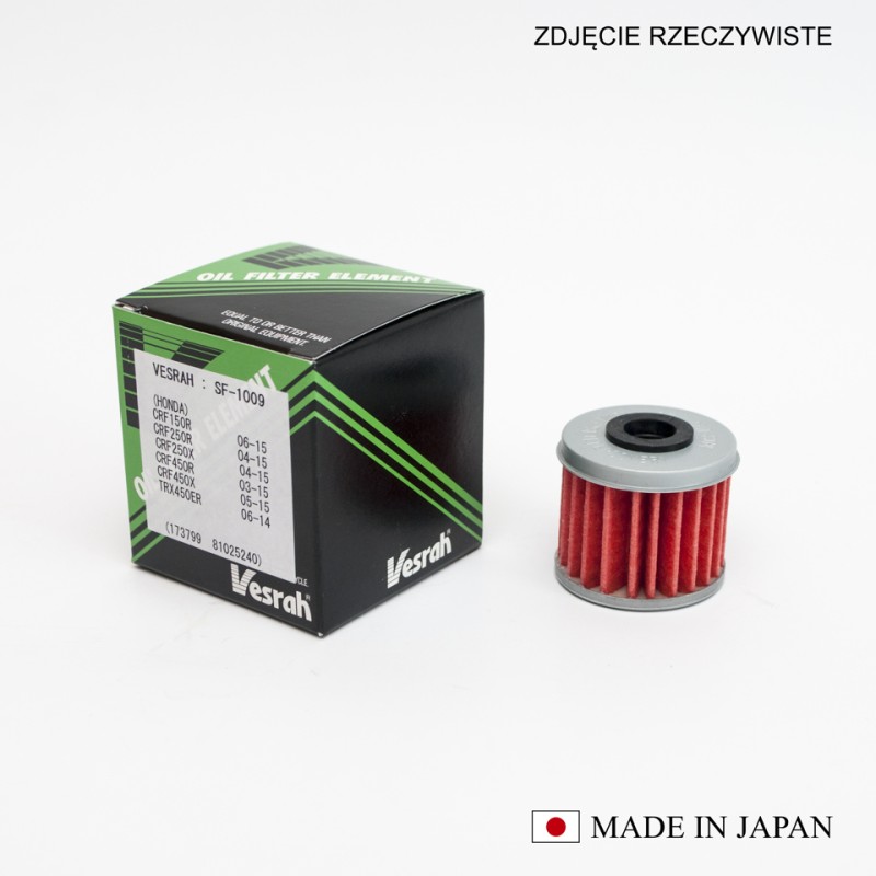 Filtr oleju VESRAH HF116 Made in Japan - Najwyższa jakość