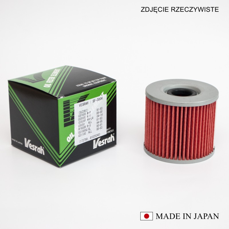 Filtr oleju VESRAH HF133 (BEZ ORINGÓW) - Made in Japan