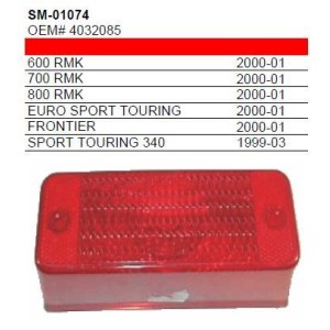 SPI SNOW KLOSZ LAMPY TYLNEJ SNOW POLARIS (OEM 4032085)