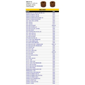 SPI SNOW ROLKI SPRZĘGŁA WTÓRNEGO SKI-DOO - 2 sztuki - Skuter Śnieżny