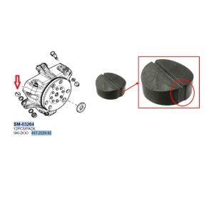 Podkładki ślizgowe sprzęgła do Lynx 49 Ranger 600, Yeti R-Army 69, Xtrim 600, Ski-Doo GSX 600