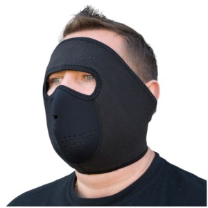 Maska neoprenowa wiatroodporna kolor czarny rozmiar uniwersalny