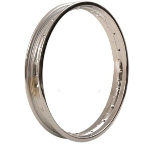 Obręcz koła przedniego TOURMAX 2025/09 18\" x 1.85\" Chrom Honda CB 250