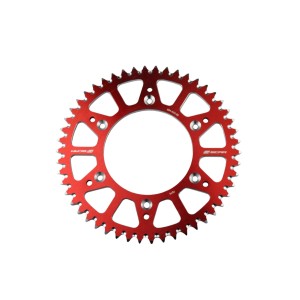 Zębatka tylna aluminiowa SCAR Racing 21050 Honda CR/CRF, CRF 250R '04-'25, CRD 450R '02-'25 Beta RR '13-'25 - kolor czerwony