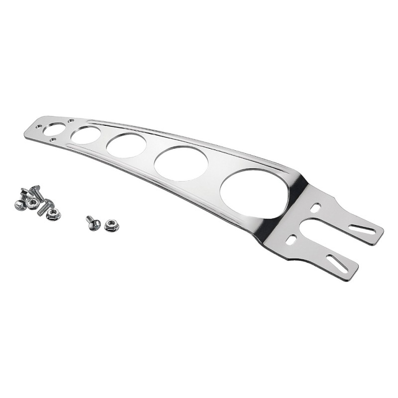 Akcesoria do przedniego błotnika - aluminiowe ze śrubami - kolor srebrny