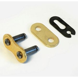 Zapinka łańcucha 520MXR1 - kolor złoty - Made in Japan - Oferta specjalna