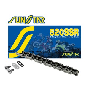 Łańcuch napędowy 520SSR-114N (520V) do 400 ccm - Made in Japan - Oferta Specjalna
