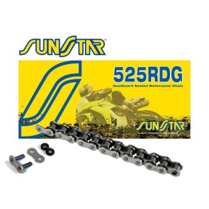 SUNSTAR Łańcuch napędowy 525RDG-124N (525VX) do 900 ccm - oferta specjalna