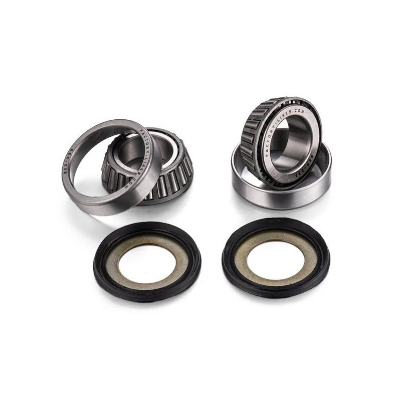 FACTORY LINKS 2025/02 ŁOŻYSKA GŁÓWKI RAMY Z USZCZELNIACZAMI KAWASAKI KX 65 '00-'23, KX 80/85 '92-'25, KX 100 '95-'21, KL