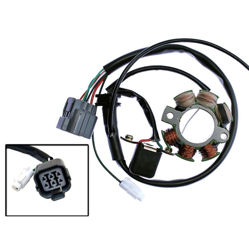 ELECTREX UZWOJENIE ALTERNATORA (STATOR) KAWASAKI KXF250 '04-'10, SUZUKI RMZ250 '04-'06 - Sklep Motocyklowy