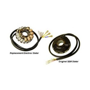 ELECTREX UZWOJENIE ALTERNATORA (STATOR) ZE ŚWIATŁAMI HUSABERG 98-03, KTM (STARE MODELE)