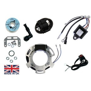 ELECTREX ZESTAW ZAPŁONU WIRNIK, (KOŁO MAGNESOWE) UZWOJENIE ALTERNATORA, REGULATOR NAPIĘCIA, CEWKI ZAPLONOWE, FAJKI ŚWIEC, MODUŁ