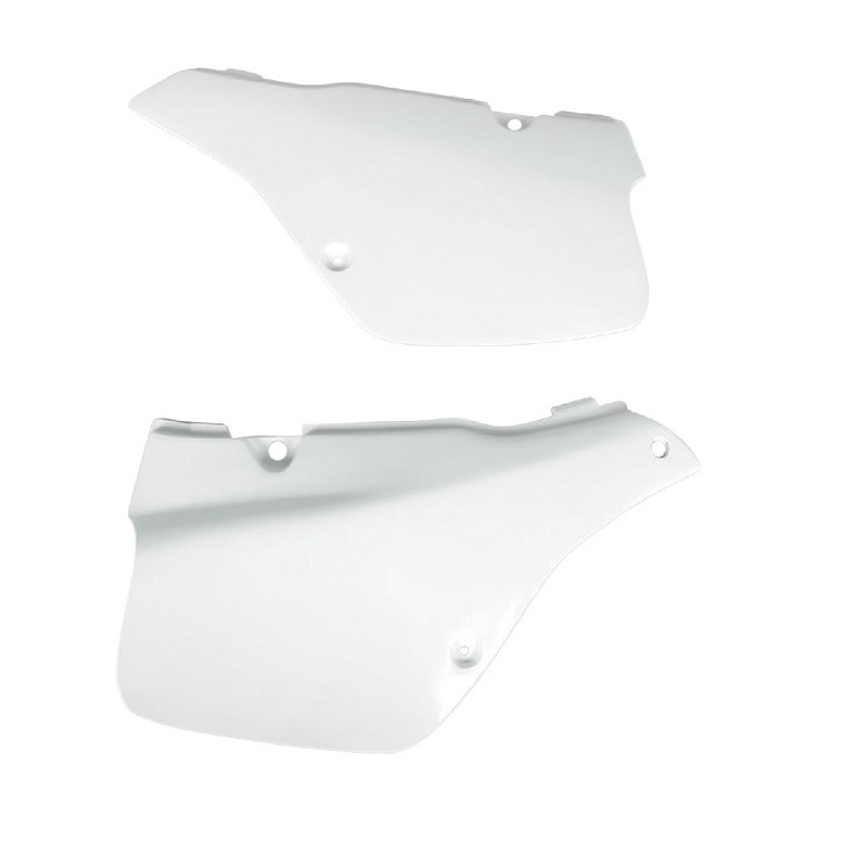 UFO BOCZKI TYLNE SUZUKI RM 250 '89-'92 KOLOR BIAŁY