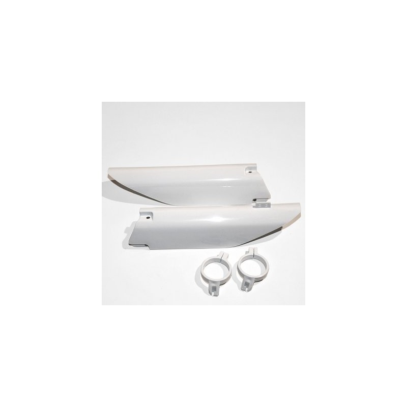 Osłony teleskopów przednich Suzuki RMZ 450 \'05-\'06, RM 125/250 \'04-\'06 - kolor biały