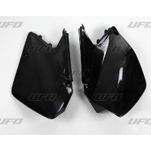 UFO BOCZKI TYLNE SUZUKI RM 125/250 '06-'17 KOLOR CZARNY - Najwyższa jakość i trwałość