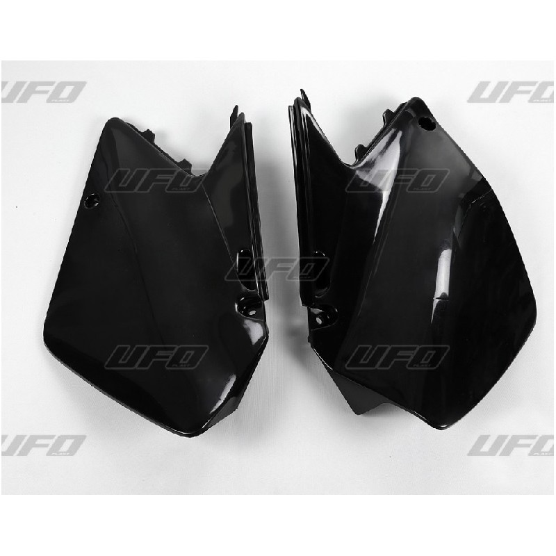 UFO BOCZKI TYLNE SUZUKI RM 125/250 '06-'17 KOLOR CZARNY - Najwyższa jakość i trwałość