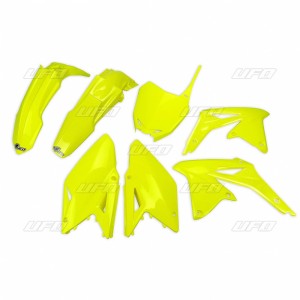 UFO KOMPLET PLASTIKÓW SUZUKI RMZ 450 '08-17 ŻÓŁTY FLUO - SU417DFLU