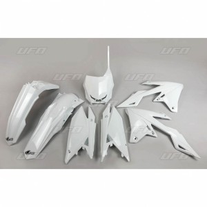 Komplet plastików Suzuki RMZ 250 \'19-\'25, RMZ 450 \'18-\'25 - kolor biały