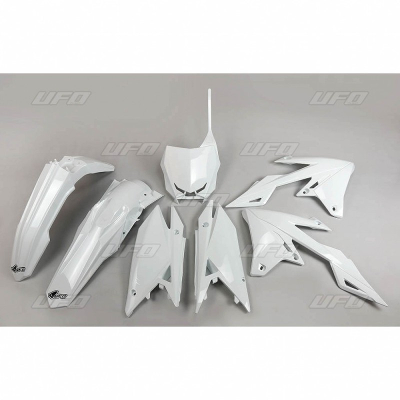 Komplet plastików Suzuki RMZ 250 \'19-\'25, RMZ 450 \'18-\'25 - kolor biały