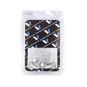 Zestaw śrub owiewki M5X15 (6 szt.) kolor srebrny - V PARTS (VICMA) TA515PL