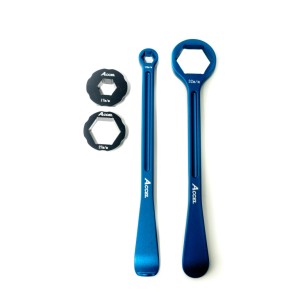 Komplet łyżek do opon 23+24cm ALU7075 niebieski