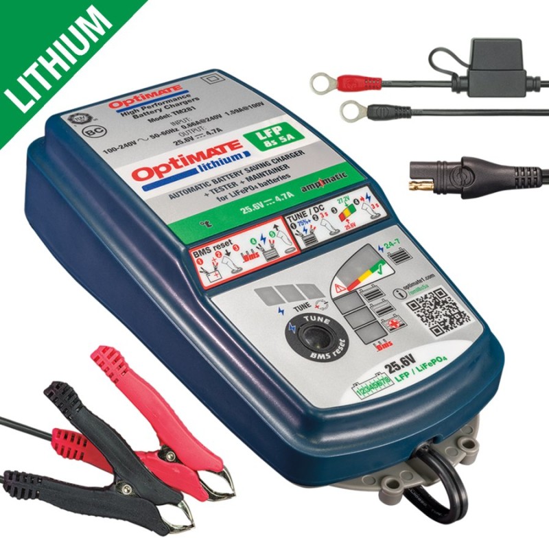 Ładowarka akumulatorów OPTIMATE LITHIUM 8S 25.6V / 26.4V 5A