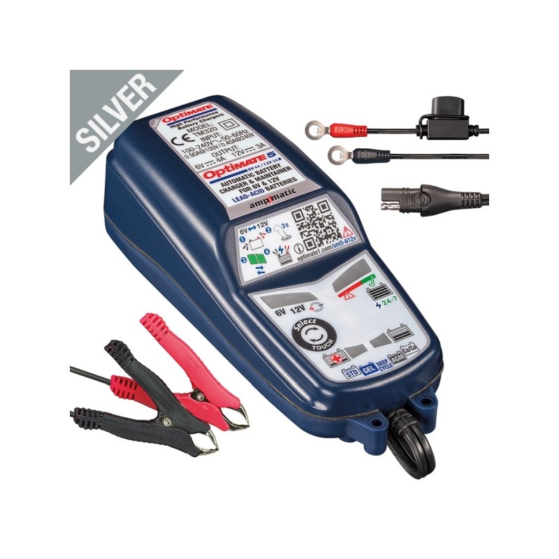 Ładowarka akumulatorów OPTIMATE 5 AMPMATIC 6V 4A 3-160AH / 12V 3A 3-120AH
