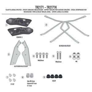 KAPPA 2025/07 Stelaż pod torby boczne Yamaha Tracer 9 GT / GT+