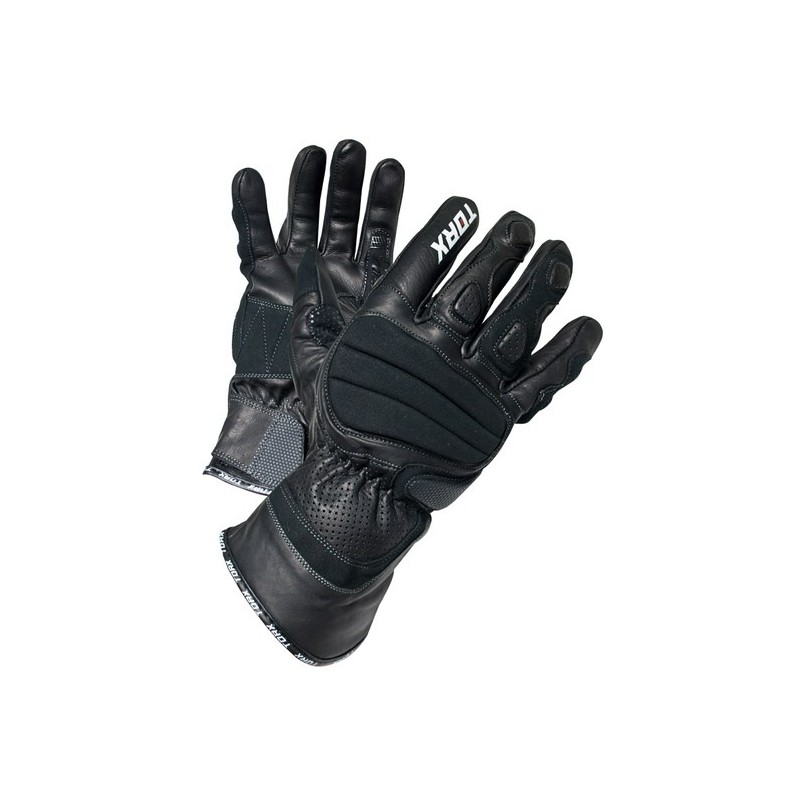 TORX WYPRZEDAŻ RĘKAWICE SKÓRZANE LETNIE XJR CZARNY ROZMIAR S