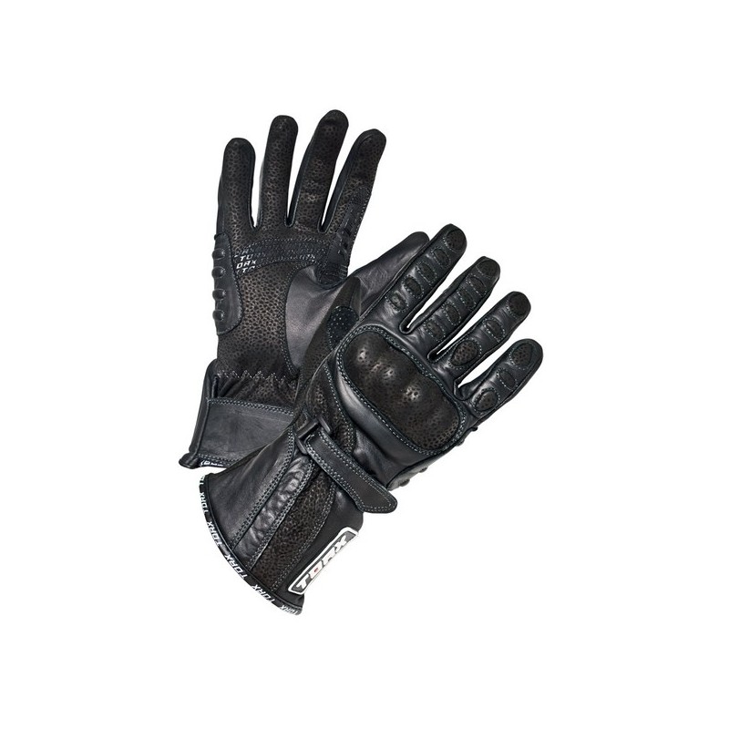 Rękawice skórzane damskie sportive czarne rozmiar XXL - Wyprzedaż