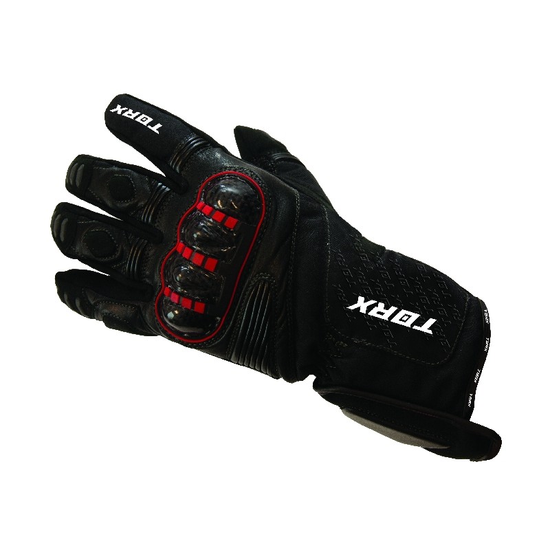 Rękawice skórzane TORX wyprzedaż - czarny, rozmiar S